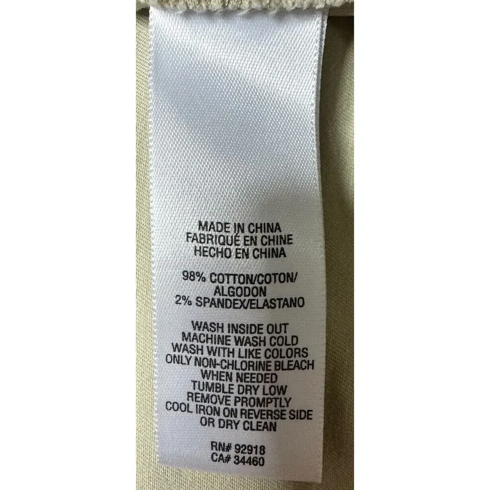 Juicy Couture Women’s Khaki Slim Fit Cargo Pants - Size 4 (32x32) - Picture 6 of 7